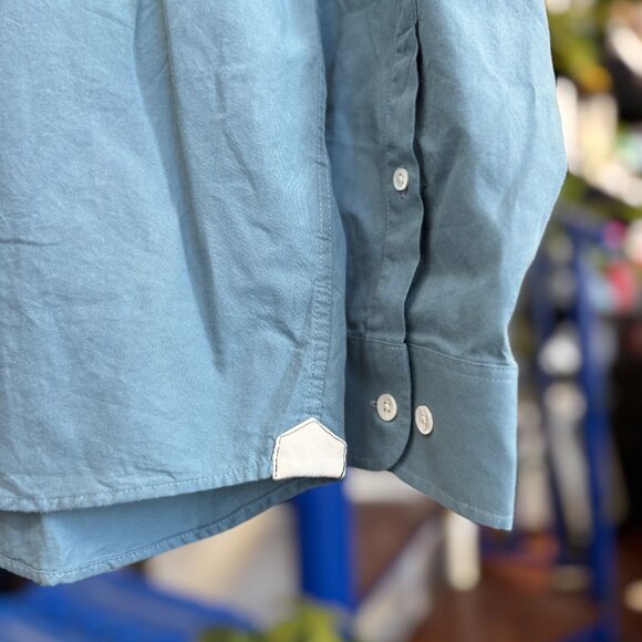 Lacoste Relaxed Fit Colorblock LS Button-Down (XL) - Picture 4 of 5